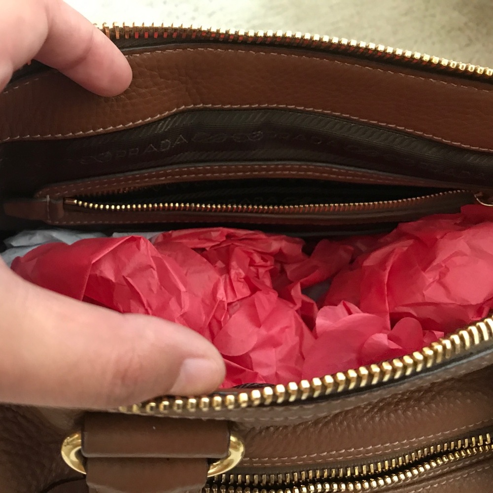 Prada Brown Leather Handbag - Picture 3 of 8